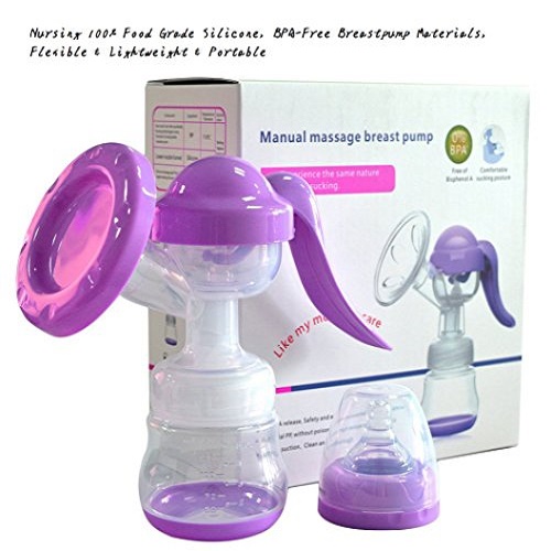 Portable Manual Breastfeeding Pump Set-BPA Free