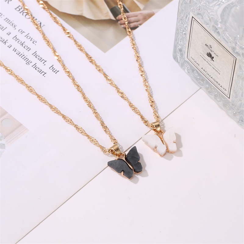 Trendy Butterfly Chain Pendant Necklaces for Women New Collection  Simple Fashion
